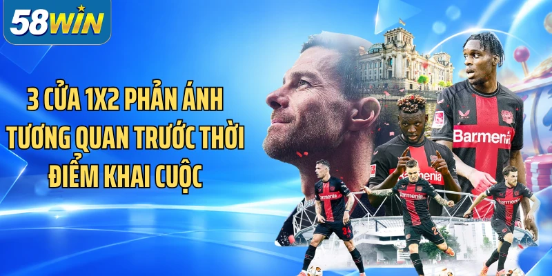 3 cửa 1X2 phản ánh tương quan trước thời điểm khai cuộc